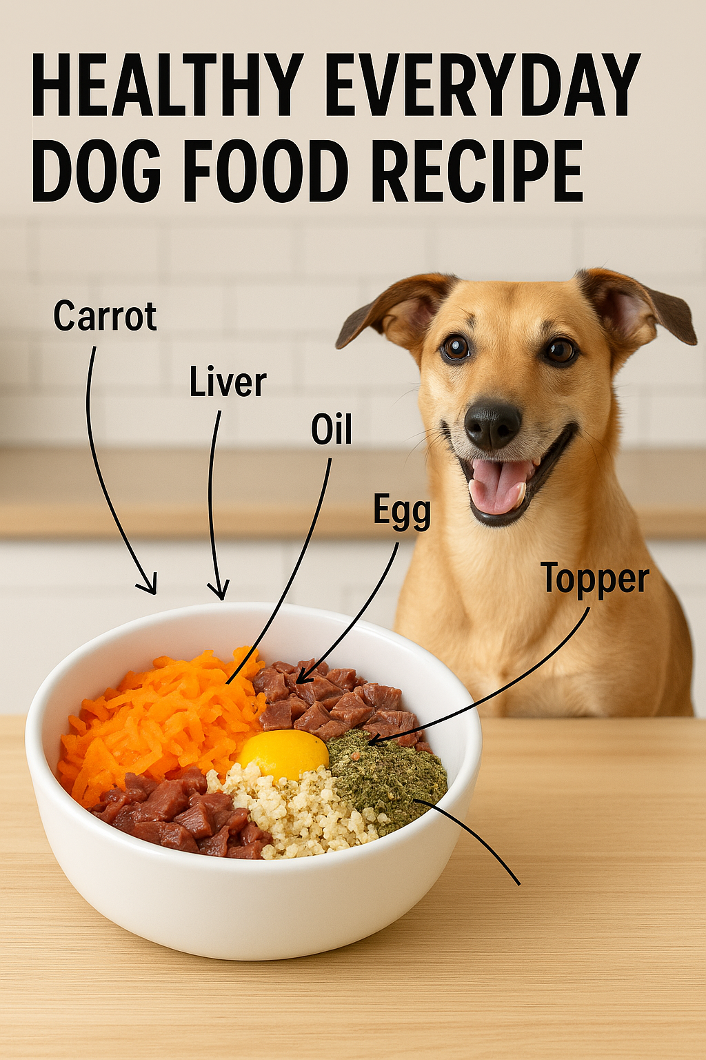 What is a Healthy Homemade Dog Food Recipe: Easy & Nutritious Ideas